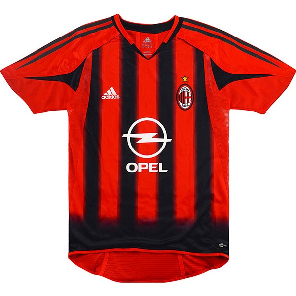 Authentic Camiseta AC Milan 1ª Retro 2004 2005 Rojo